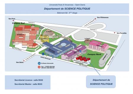 Plan de l'Université